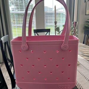 BOGG BAG Pink Heart Tote